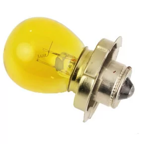 Ampoule (lampe) Jaune 6v 15w Feu (Optique) Avant Mobylette Motobécane MBK Peugeot