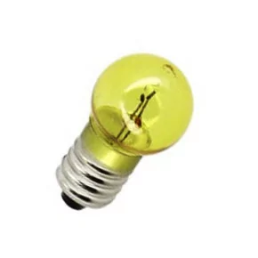 Ampoule (lampe) Jaune 12v 6w Feu (Optique) Avant Mobylette Motobécane MBK Peugeot