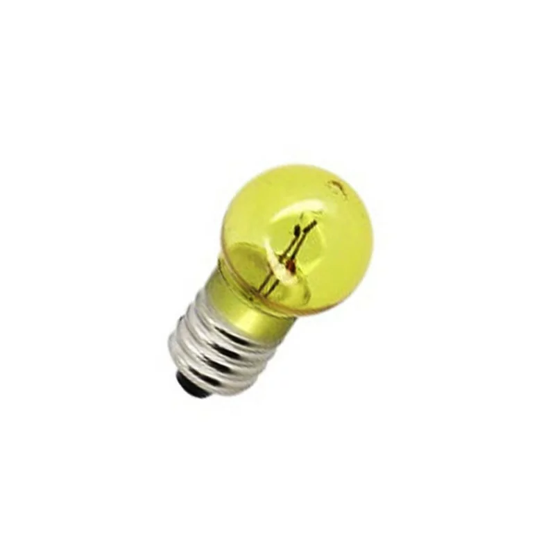 Ampoule (lampe P26S) Jaune 6v 6w Feu (Optique) Avant Mobylette Motobécane MBK Peugeot