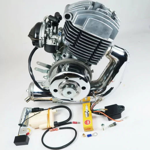 Moteur AV7 complet avec Allumage électronique LAUTER et Carburateur Dellorto SHA Ø15mm Mobylette Motobécane Motoconfort