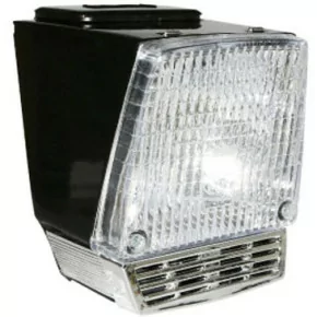 Phare Avant avec Carénage Noir Compatible Mobylette, Motobécane, MBK AV88, 881, 41v, 51v, 40, 50, AV85