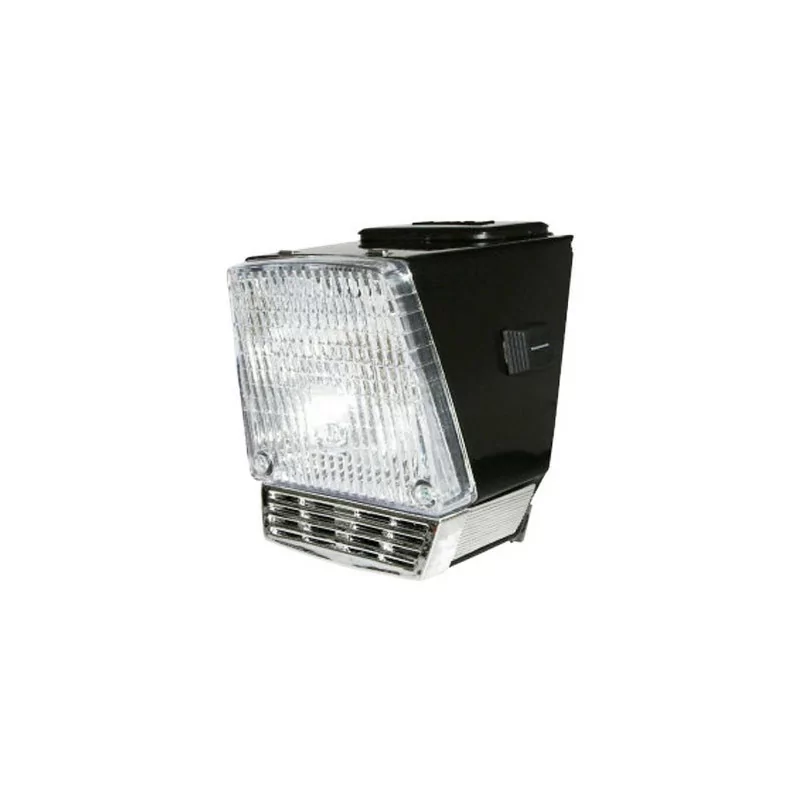 Phare Avant avec Carénage Noir Compatible Mobylette, Motobécane, MBK AV88, 881, 41v, 51v, 40, 50, AV85