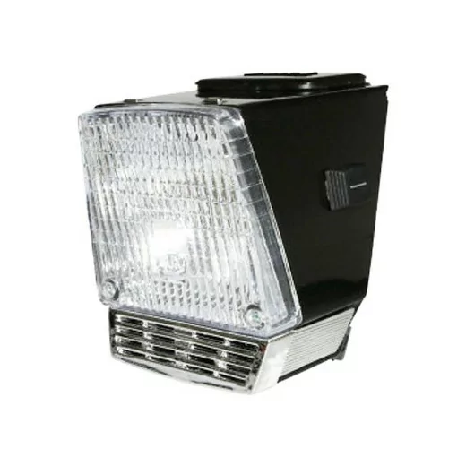 Phare Avant avec Carénage Noir Compatible Mobylette, Motobécane, MBK AV88, 881, 41v, 51v, 40, 50, AV85