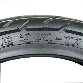 Pneu 17 Vee Rubber 2-3/4x17 (2.75-17) VRM 201 (tubeless - Tube Type) V.Max 150Km/h Mobylette MBK 51 Peugeot 103