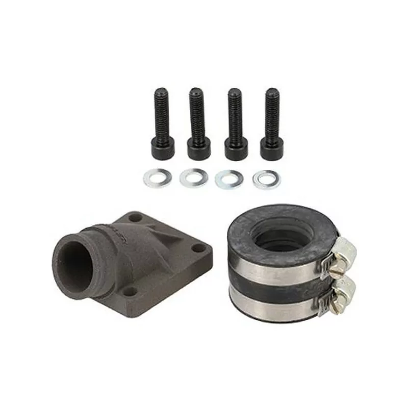 Pipe Admission Doppler Open pour Peugeot 103 SP MVL... Carburateur Dellorto PHBG ø15-17-19-21mm Et Sha 15mm (montage Souple)