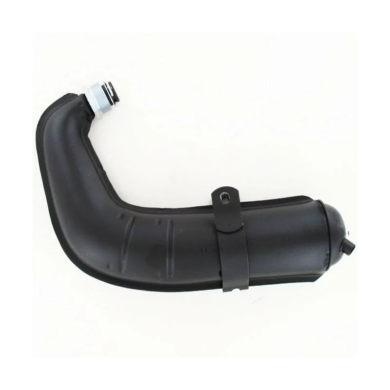 Pot d’Échappement Noir avec Collier – Moteur AV7 – Mobylette Motobécane AV88 Série 40 50