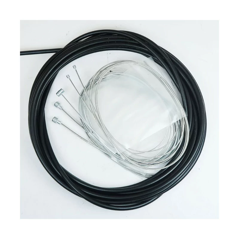 Gaine noire + 5 Câbles Pour Motobecane Peugeot AV68 AV48 AV49 AV59 AV78 AV79 MBK 51 Club Swing Magnum Racing 51 Super