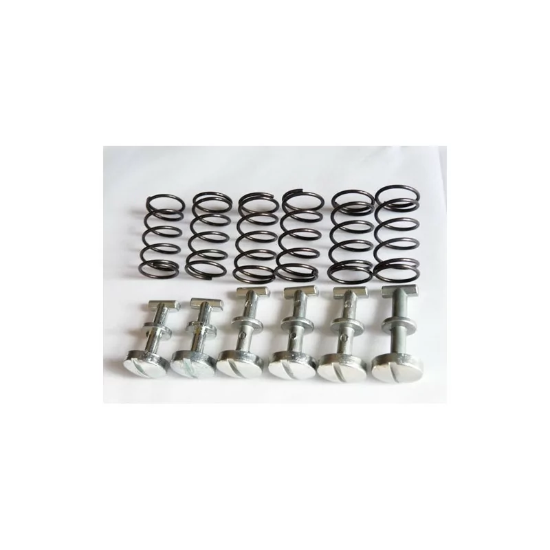Crochet + Ressort Pour Carter Lateraux Ciao Px 32 + 36mm (x6)