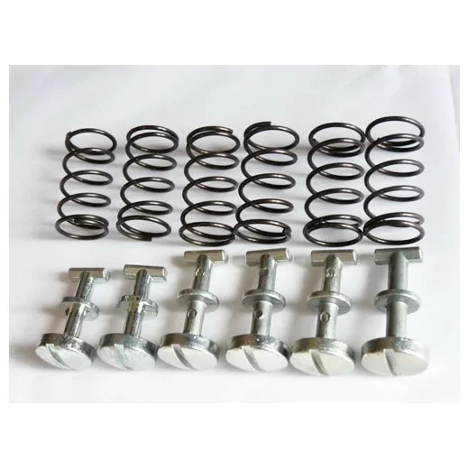 Crochet + Ressort Pour Carter Lateraux Ciao Px 32 + 36mm (x6)
