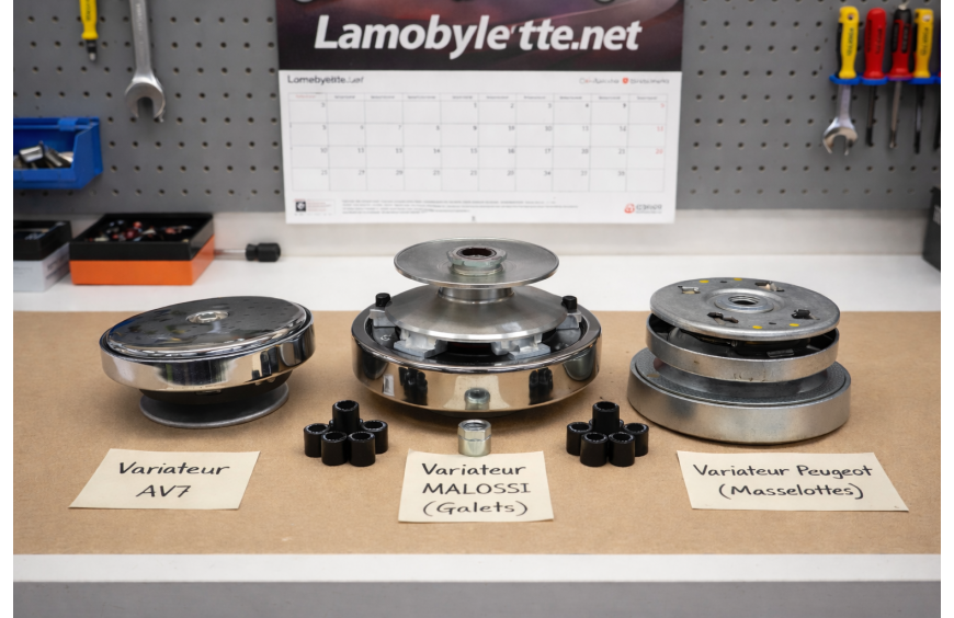 Quel variateur choisir pour votre mobylette AV88, MBK 51, Peugeot 103? Le guide de nos références phares